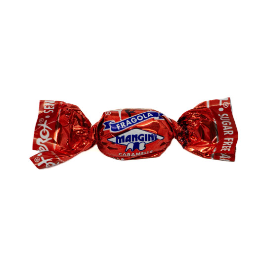 Mangini Sugar-Free Fragola Italian Hard Candies
